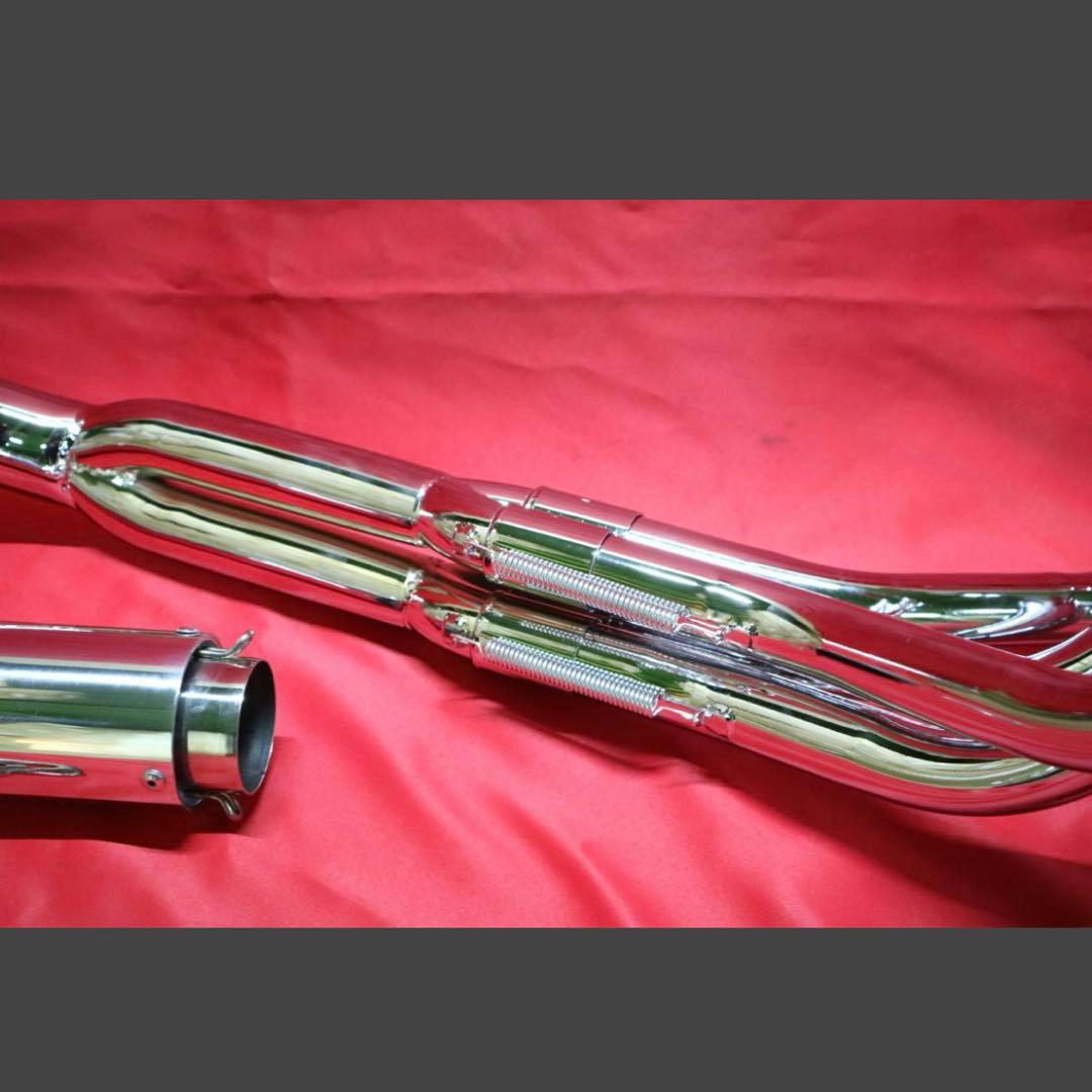 ゼファー400 ゼファーχ ZR400 4-2-1 マフラー サイレンサー付き