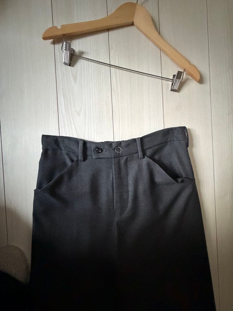 sunsea ワイドストレートスラックス