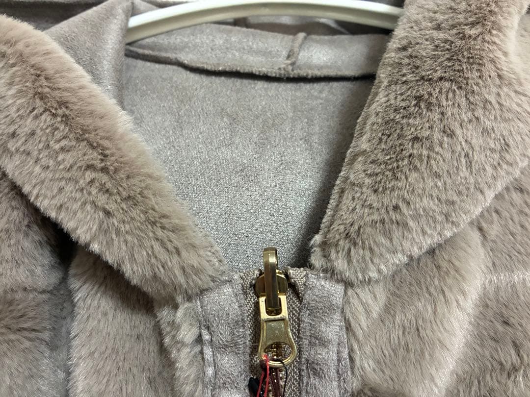 新品タグ付きファー×ムートン　リバーシブルジャケット 2wayコート　オンワード