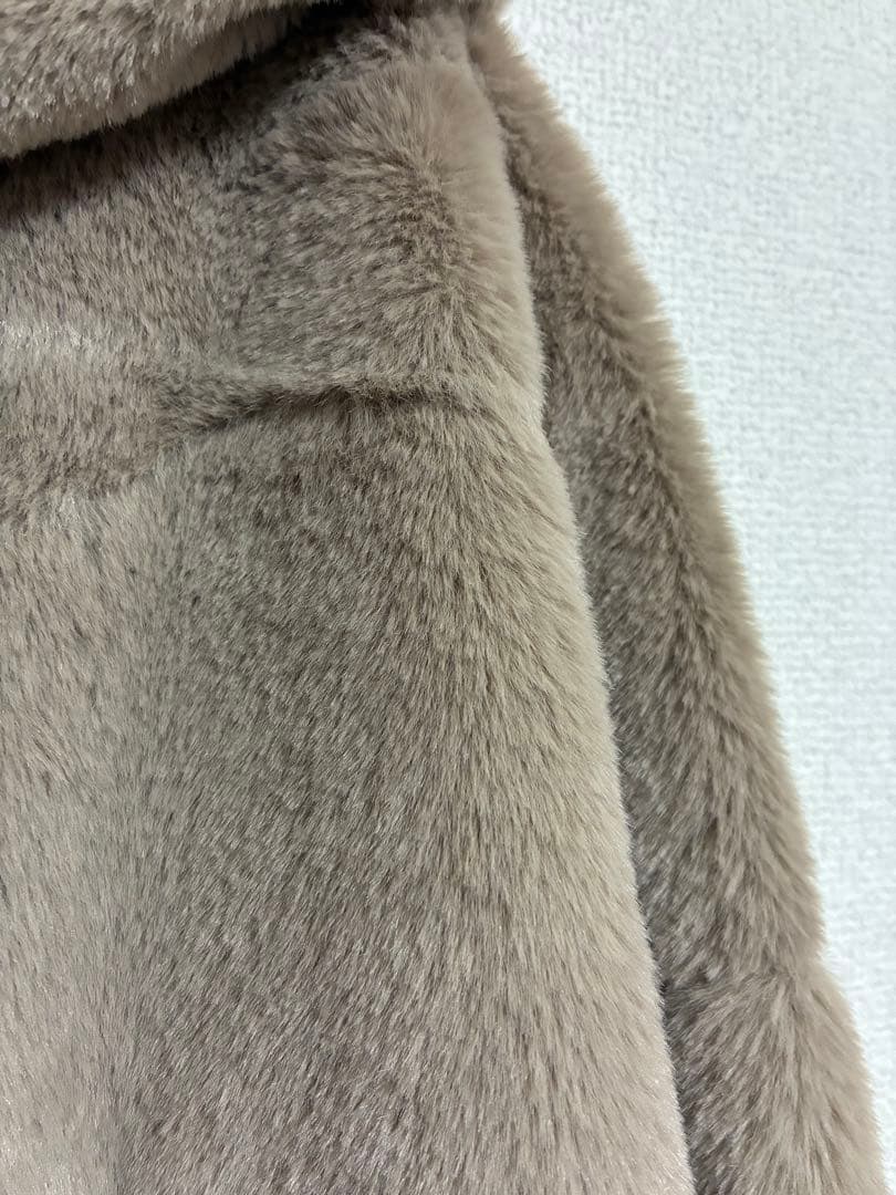 新品タグ付きファー×ムートン　リバーシブルジャケット 2wayコート　オンワード