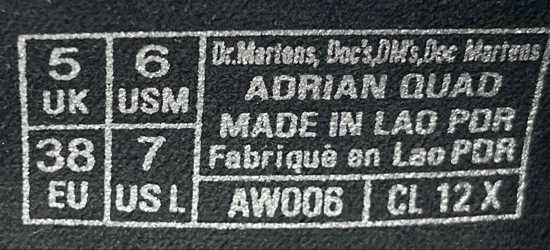 【新品】Dr.Martens ADRIAN QUAD マーチン ローファー 24