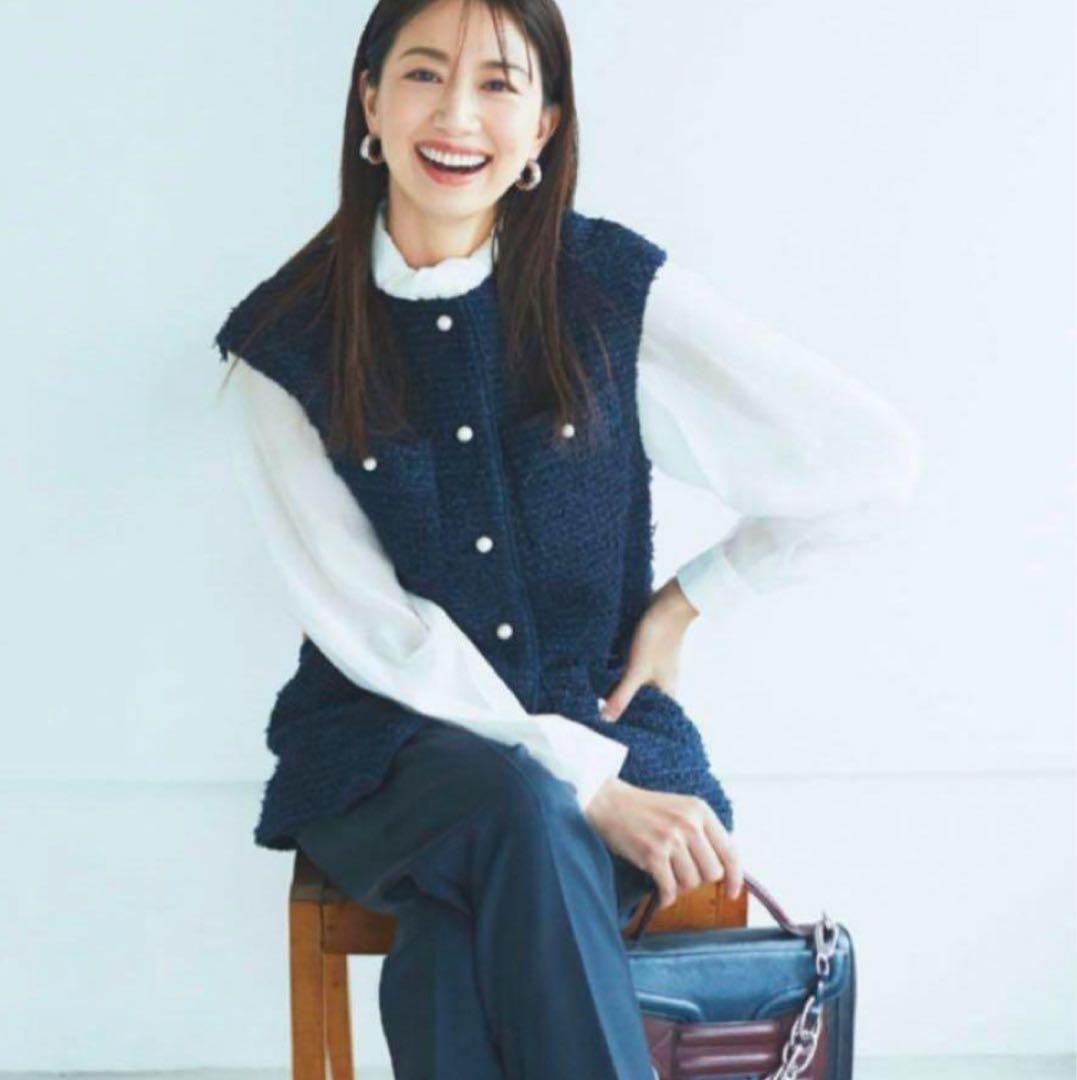 新品　ANAYI ツィードパールジレ サンプル