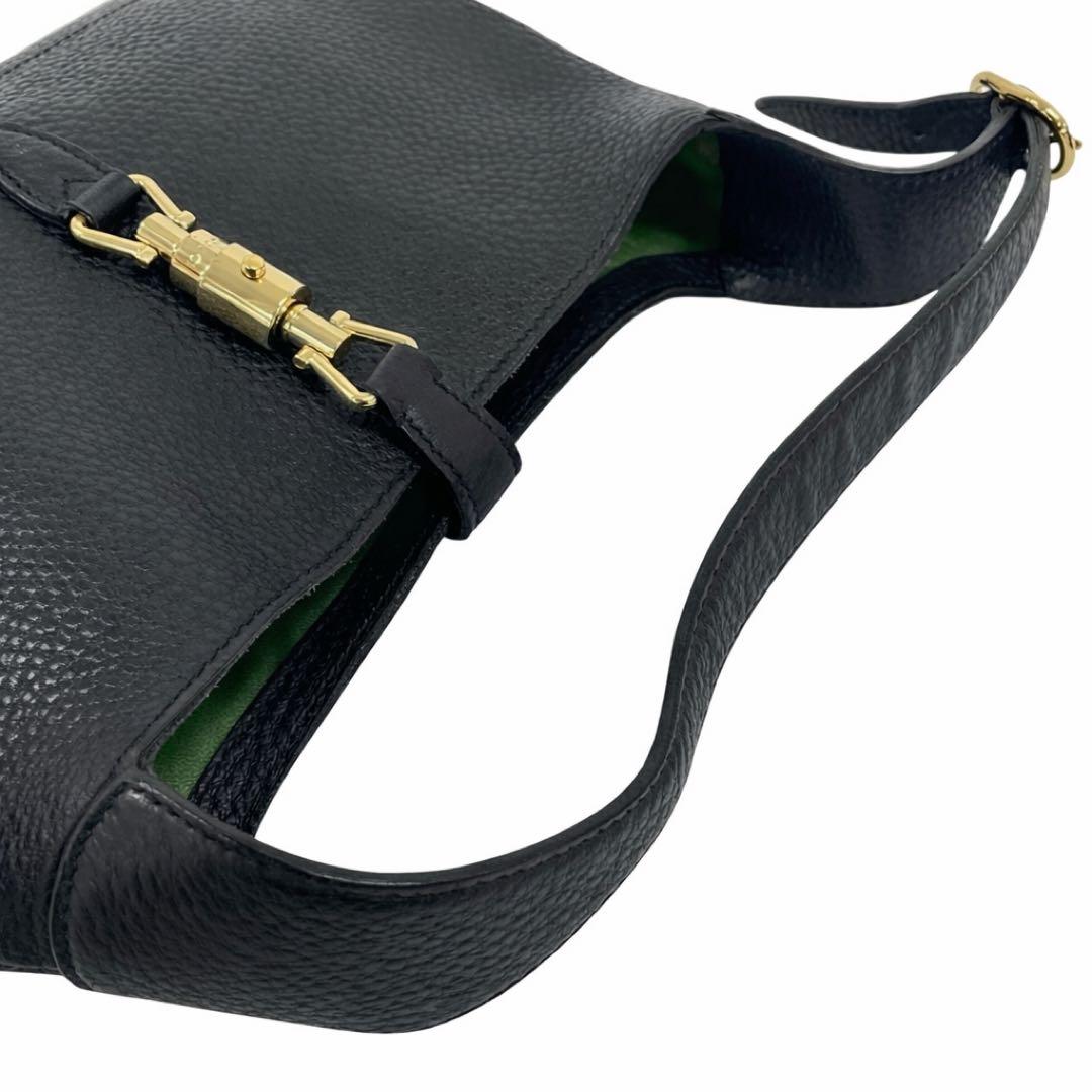 gucci ジャッキー ブラック　シボ革