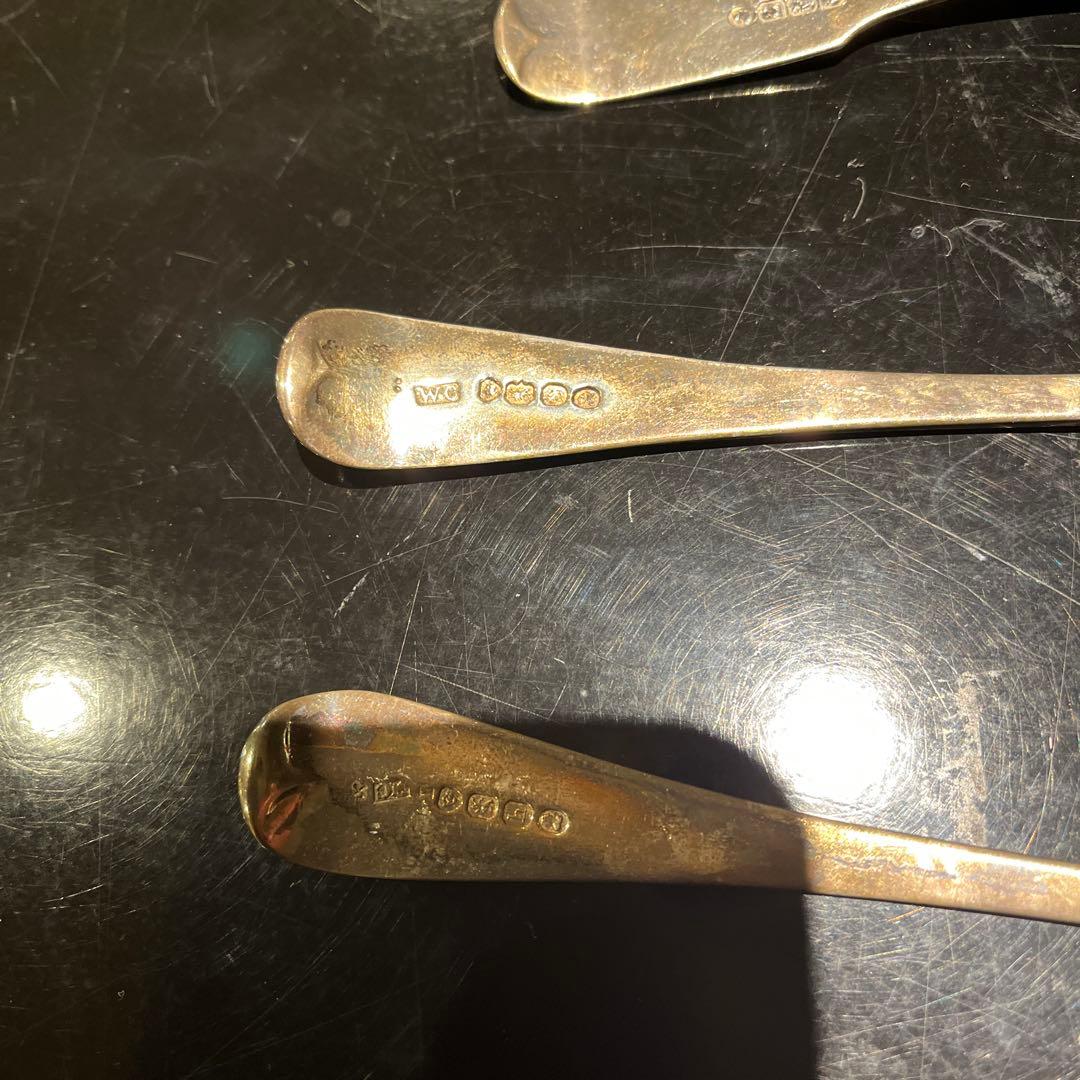 アンティーク　スターリングシルバー銀925 レードル　お玉　スプーン