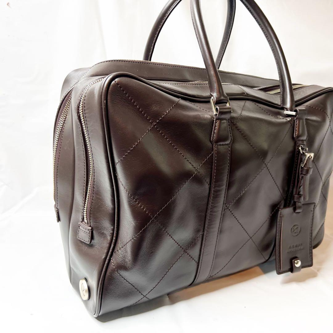 KENJI AMADANA★レザーボストンバッグ BAGTTERY バッテリー