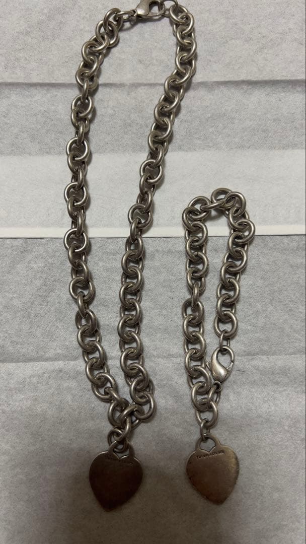 ティファニー TIFFANY&CO ハートタグ チェーン ネックレス SV925