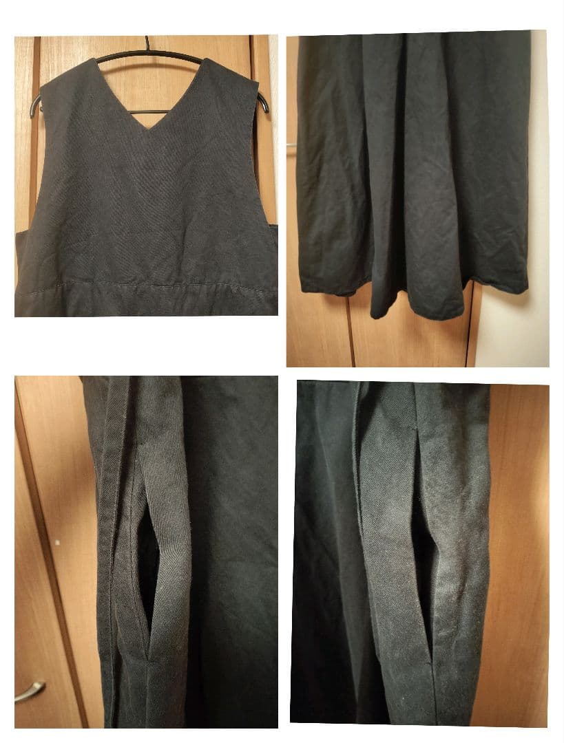 michel beaudouin　カシュクールジャンパースカート　紺色　サイズ1