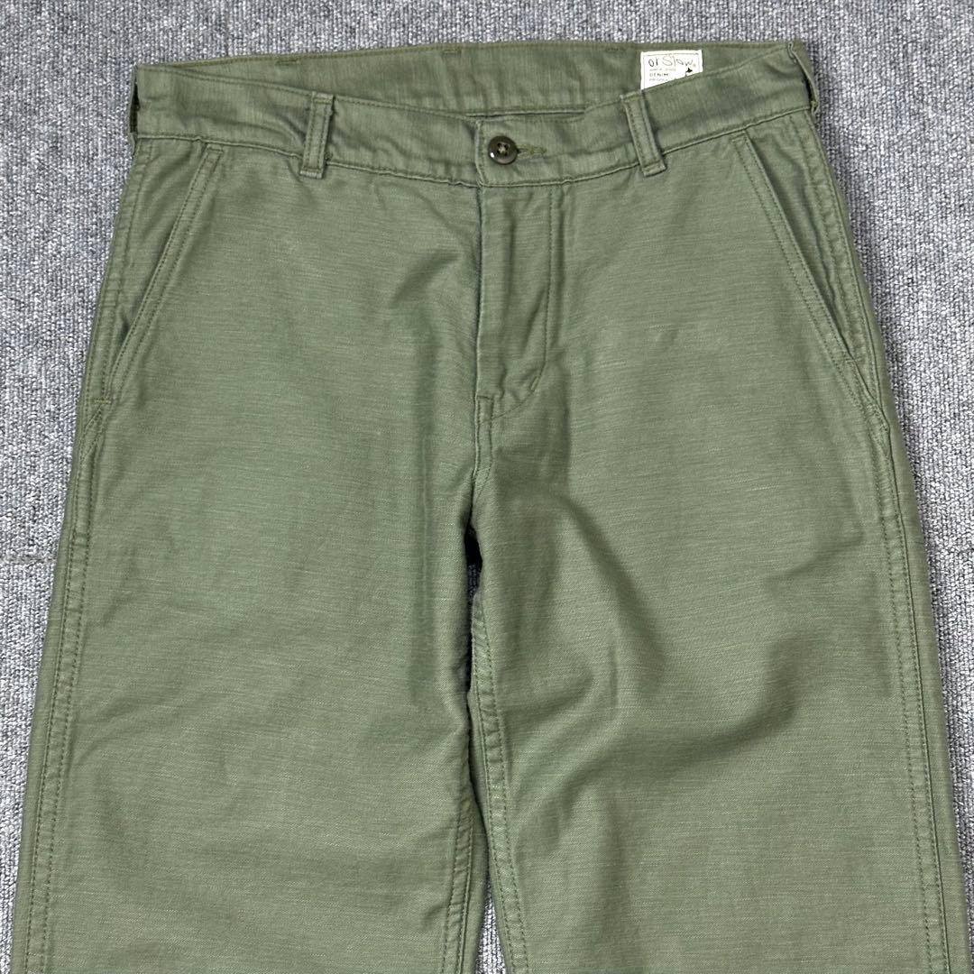 orSlow ワークパンツ オリーブ オアスロウ ファティーグパンツ