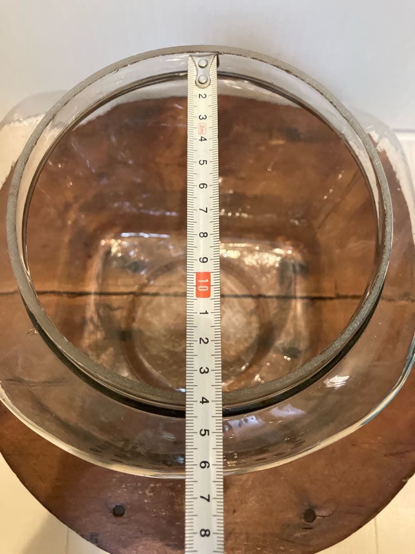 存在感抜群！当時物のジュース味覚糖のアルミ蓋付き駄菓子瓶◇昭和レトロ◇古道具