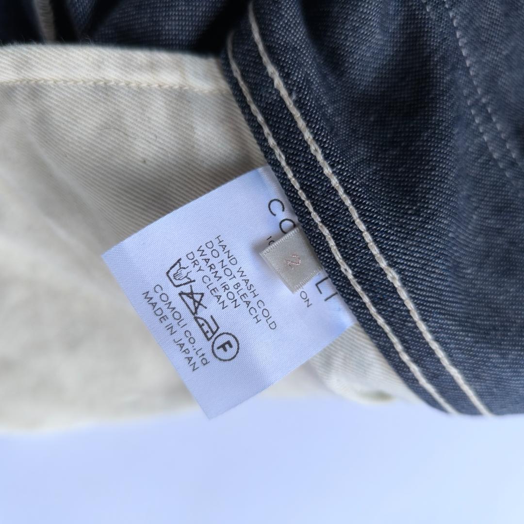 COMOLI　ベルテッドデニム　2(L相当)　定価4.2万円