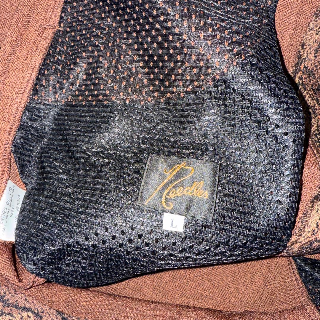 新品❗️Needles ベルボトムスラックスパンツ パイソン柄NS241 L