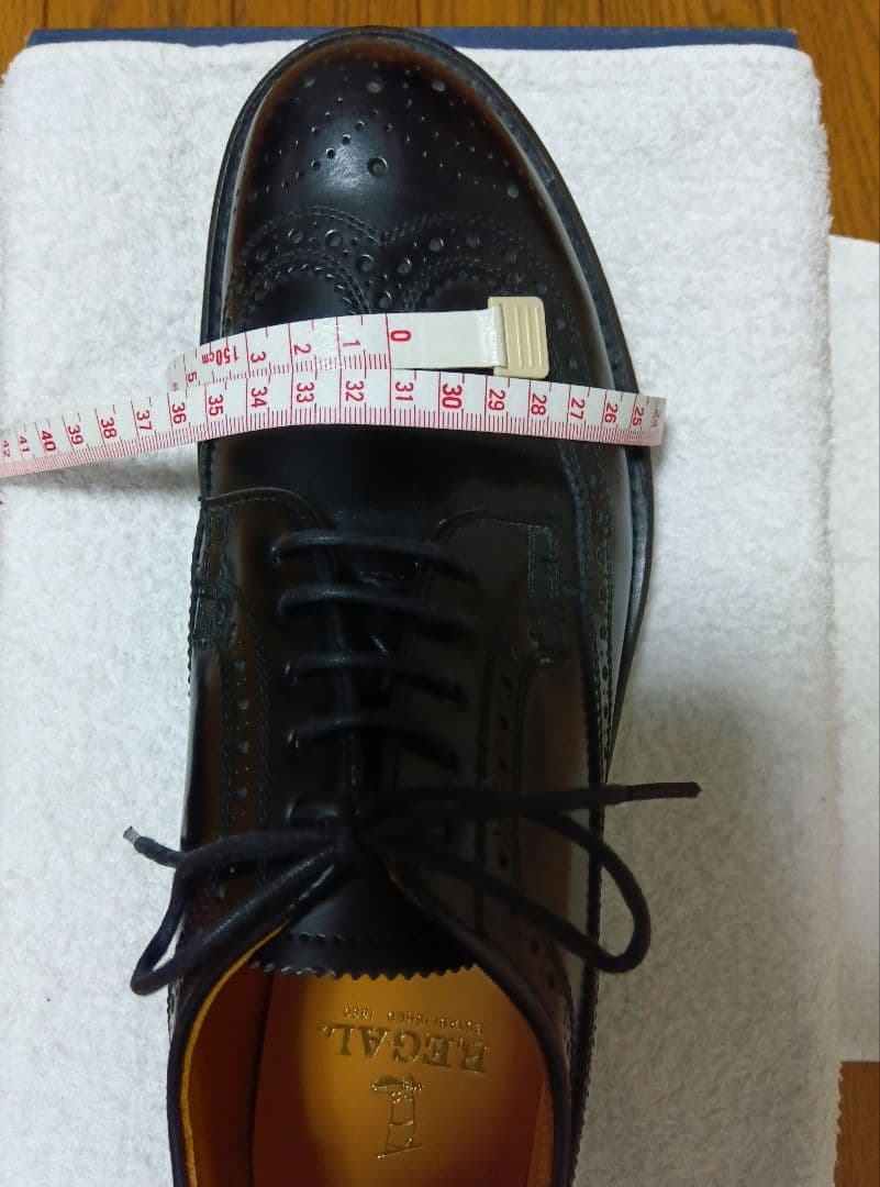 REGAL 26 3E ウィングチップ 黒 幅広 JN03 おかめ飾り リーガル