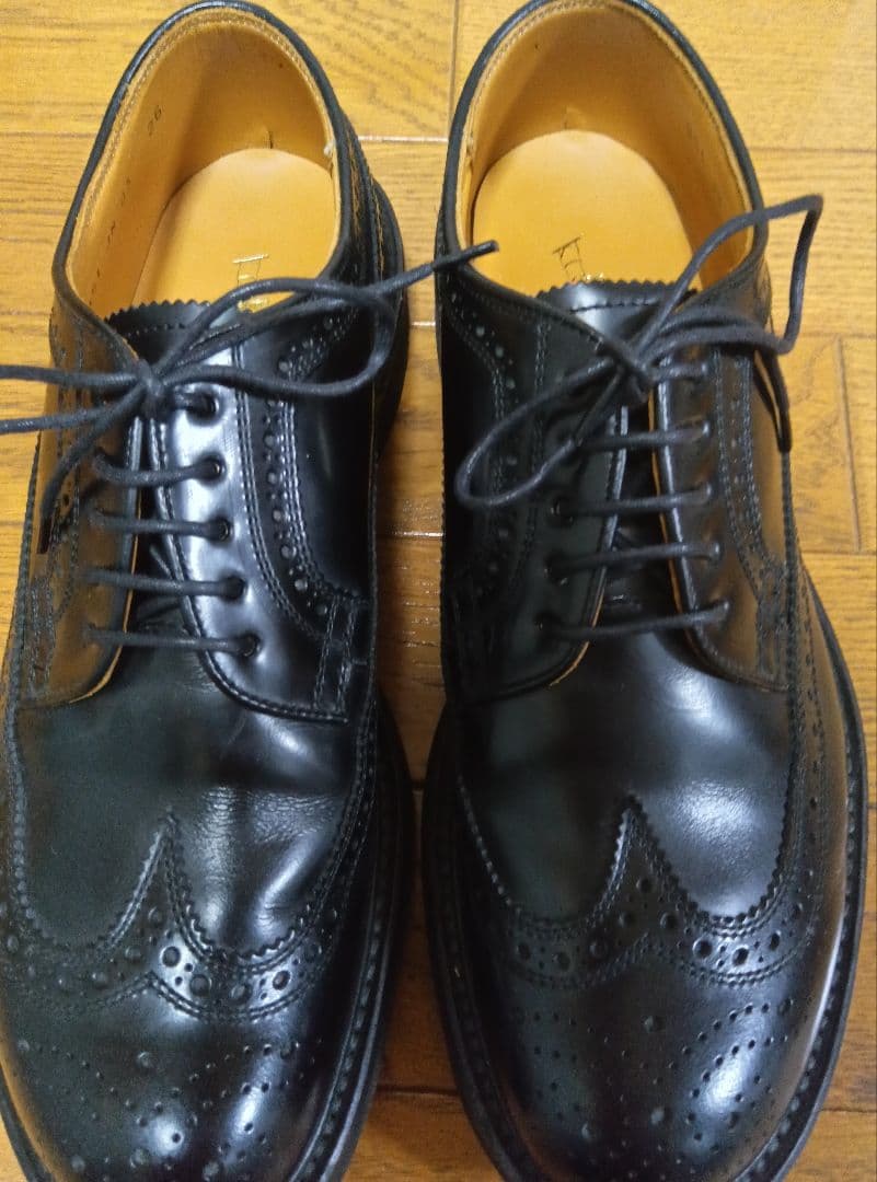 REGAL 26 3E ウィングチップ 黒 幅広 JN03 おかめ飾り リーガル