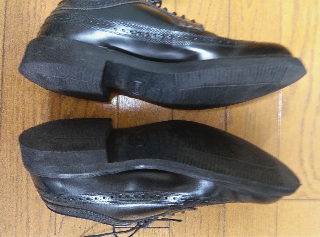 REGAL 26 3E ウィングチップ 黒 幅広 JN03 おかめ飾り リーガル