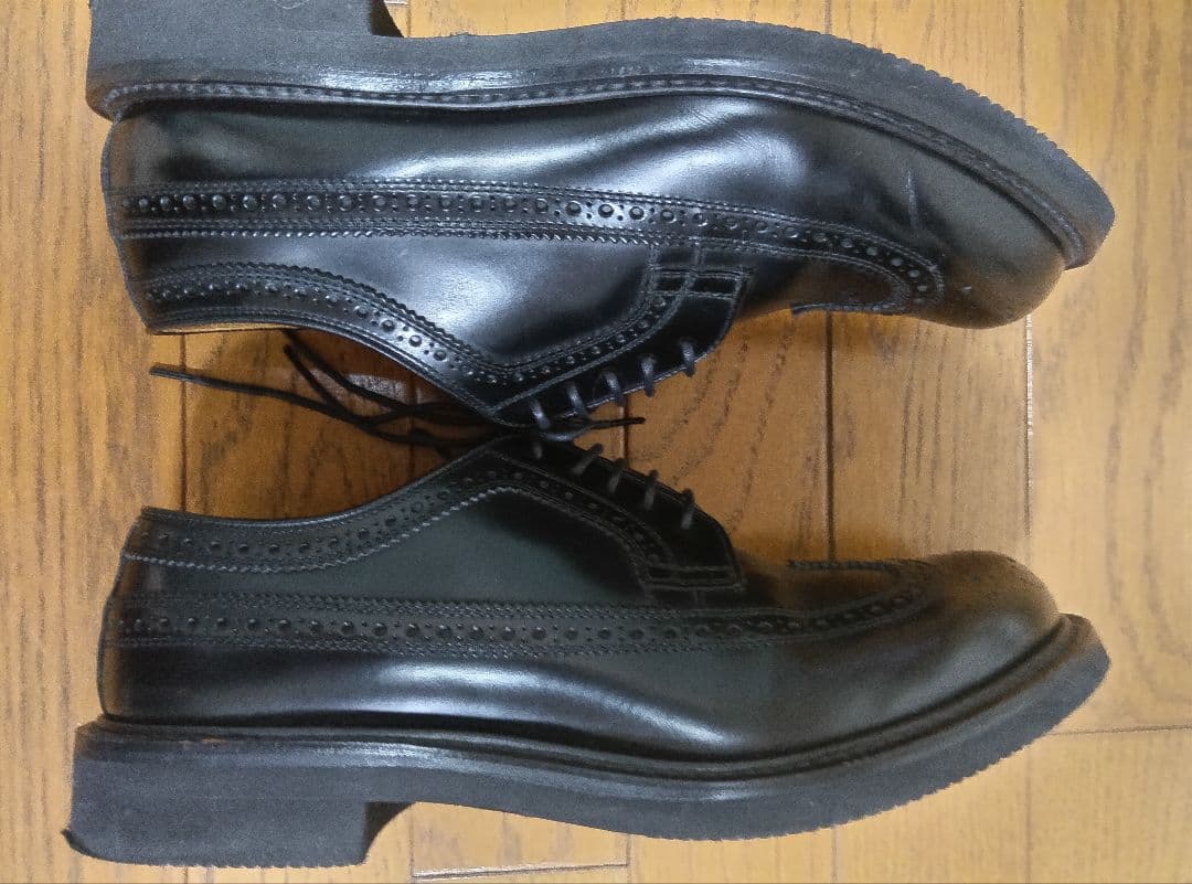 REGAL 26 3E ウィングチップ 黒 幅広 JN03 おかめ飾り リーガル