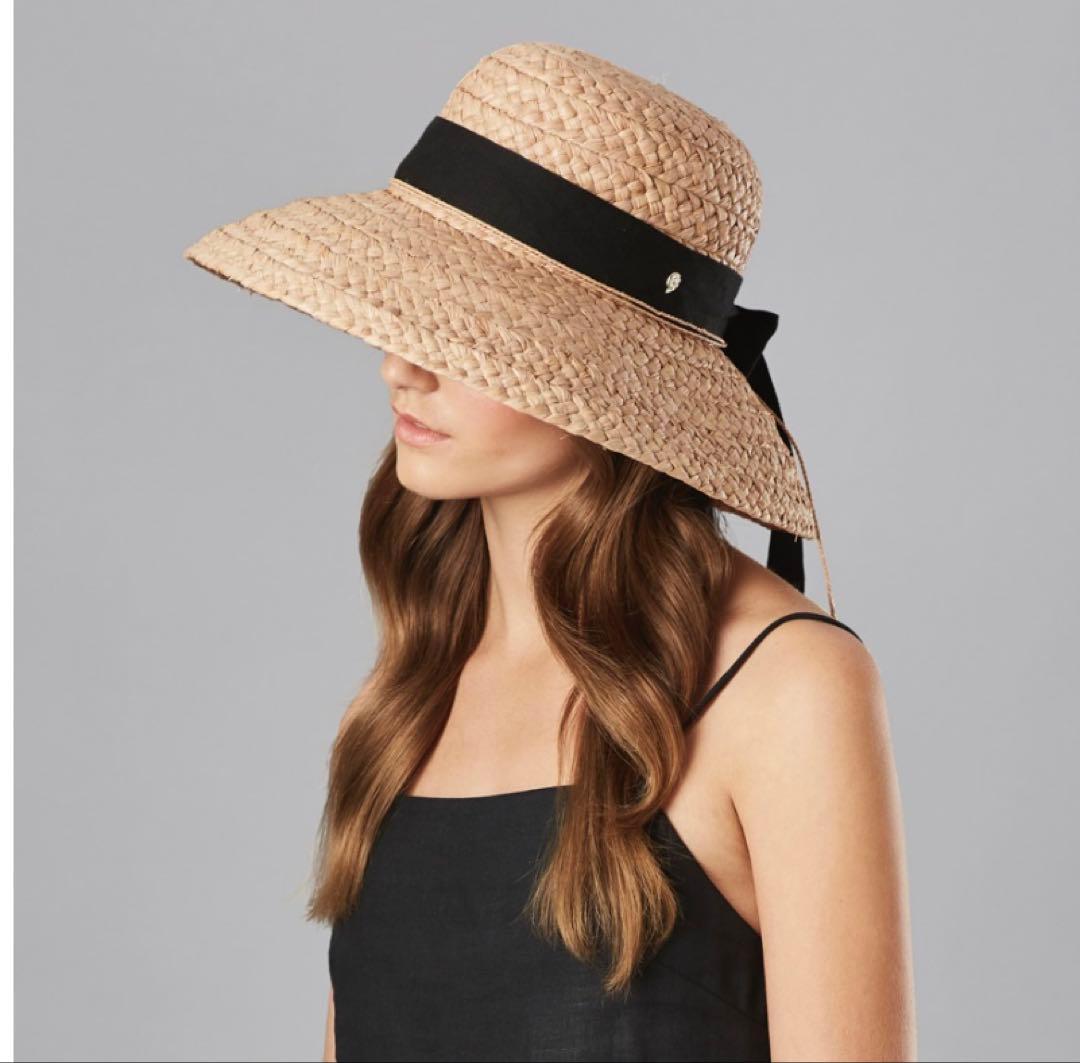 新品★ヘレンカミンスキーClassic5クラシック5麦わら帽子★ヌガーUPF50