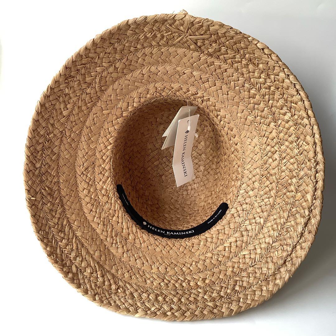 新品★ヘレンカミンスキーClassic5クラシック5麦わら帽子★ヌガーUPF50