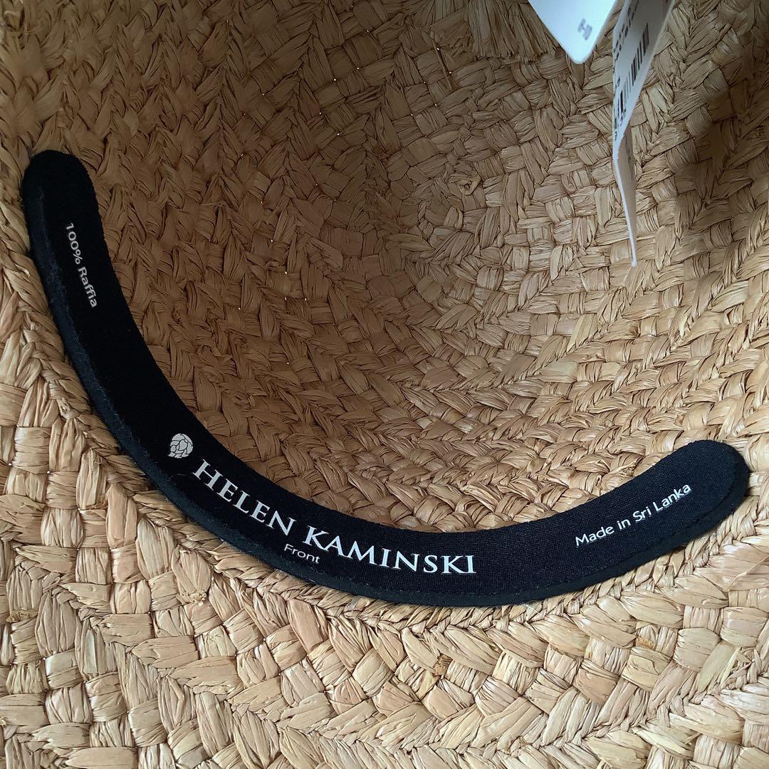 新品★ヘレンカミンスキーClassic5クラシック5麦わら帽子★ヌガーUPF50