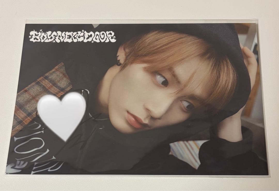 BOYNEXTDOOR No Genre テサン ポストカード 直筆サイン