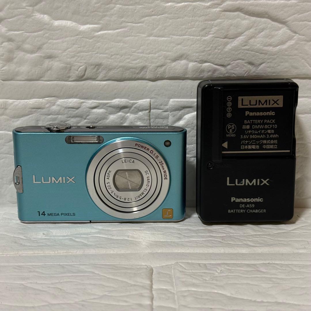Panasonic LUMIX DMC-FX66 ブルー 美品 動作確認済