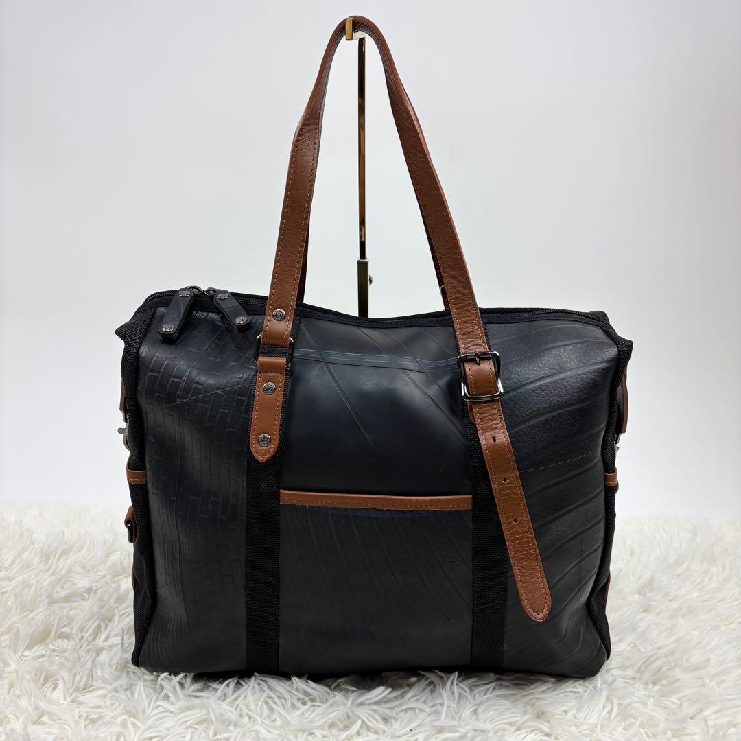 『未使用級！』SEAL シール 2way ボストンバッグ ショルダー ブラック