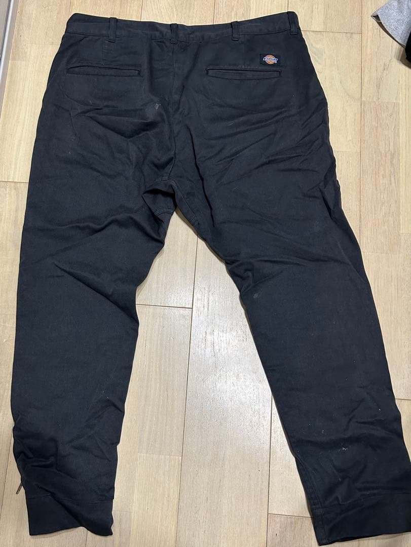 レミレリーフ　ブラック XL チノパン 裾ジッパー付き