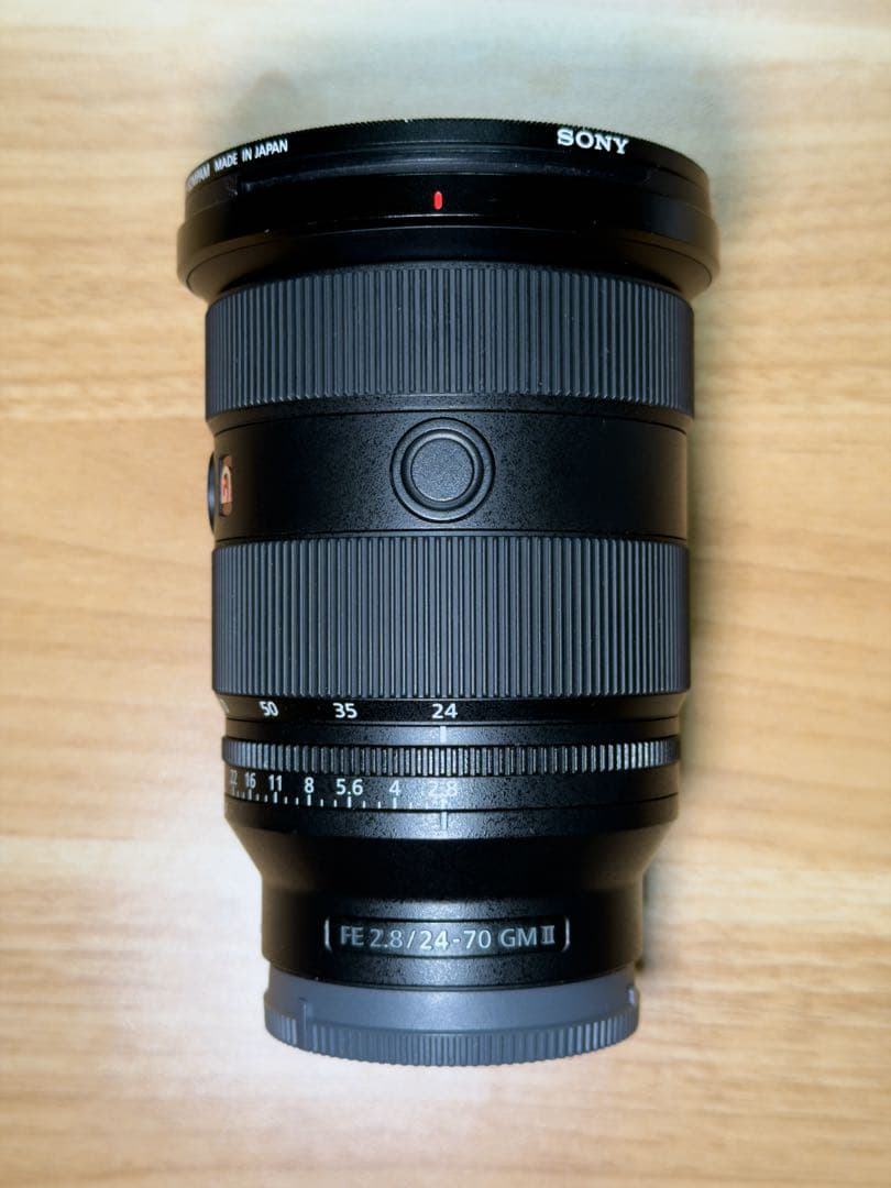SONY FE 24-70mm F2.8 GM II（純正フィルター付き）