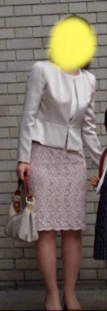 ANAYI アナイ セットアップワンピーススーツ 刺繍 レース 卒業式 入学式