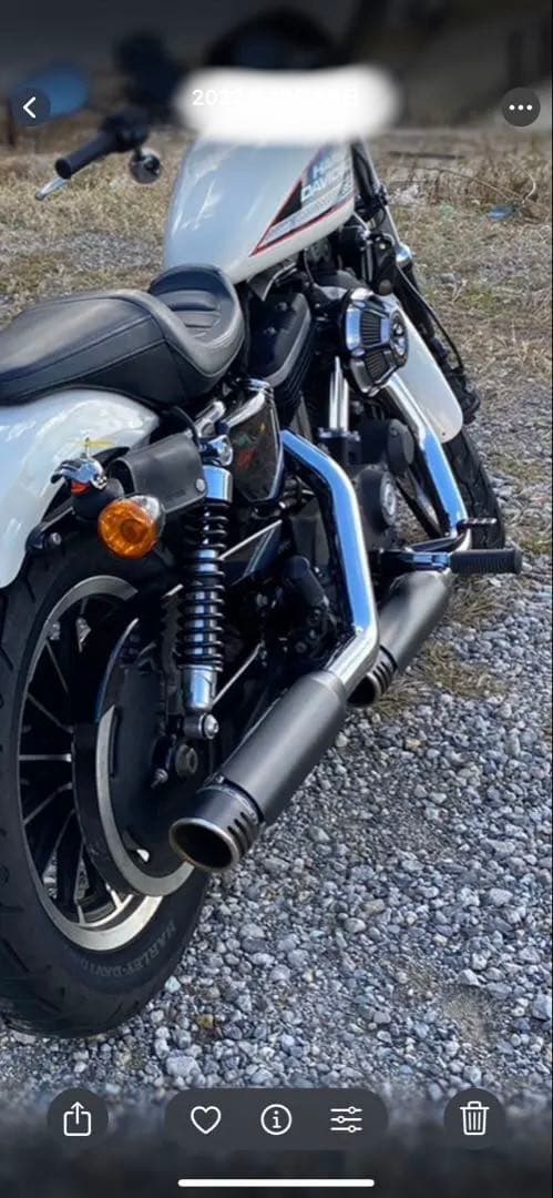 フリーダムパフォーマンス　スリップオンマフラー スポーツスター用　中古