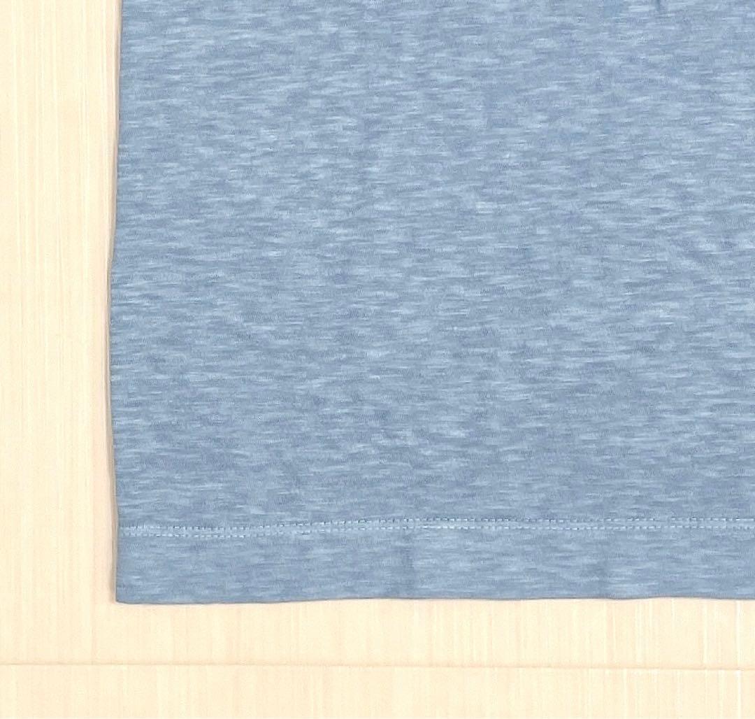 未使用タグ付き✨45R 25SS 天竺の四角ヘンリーネックTシャツ 草木染め