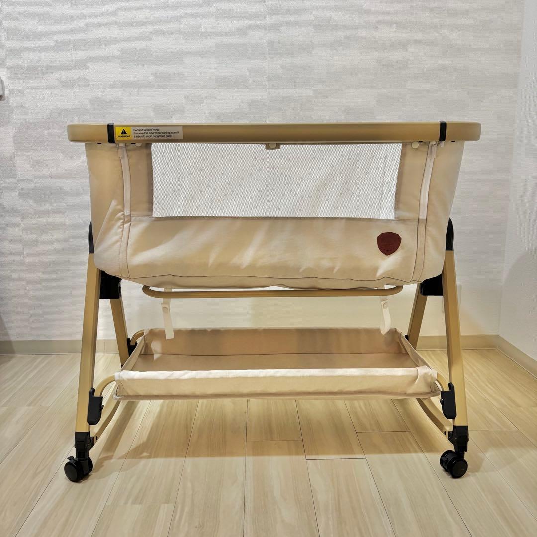 折りたたみ HZDMJ ベビーベッド ゆりかご 添い寝 プレイヤード