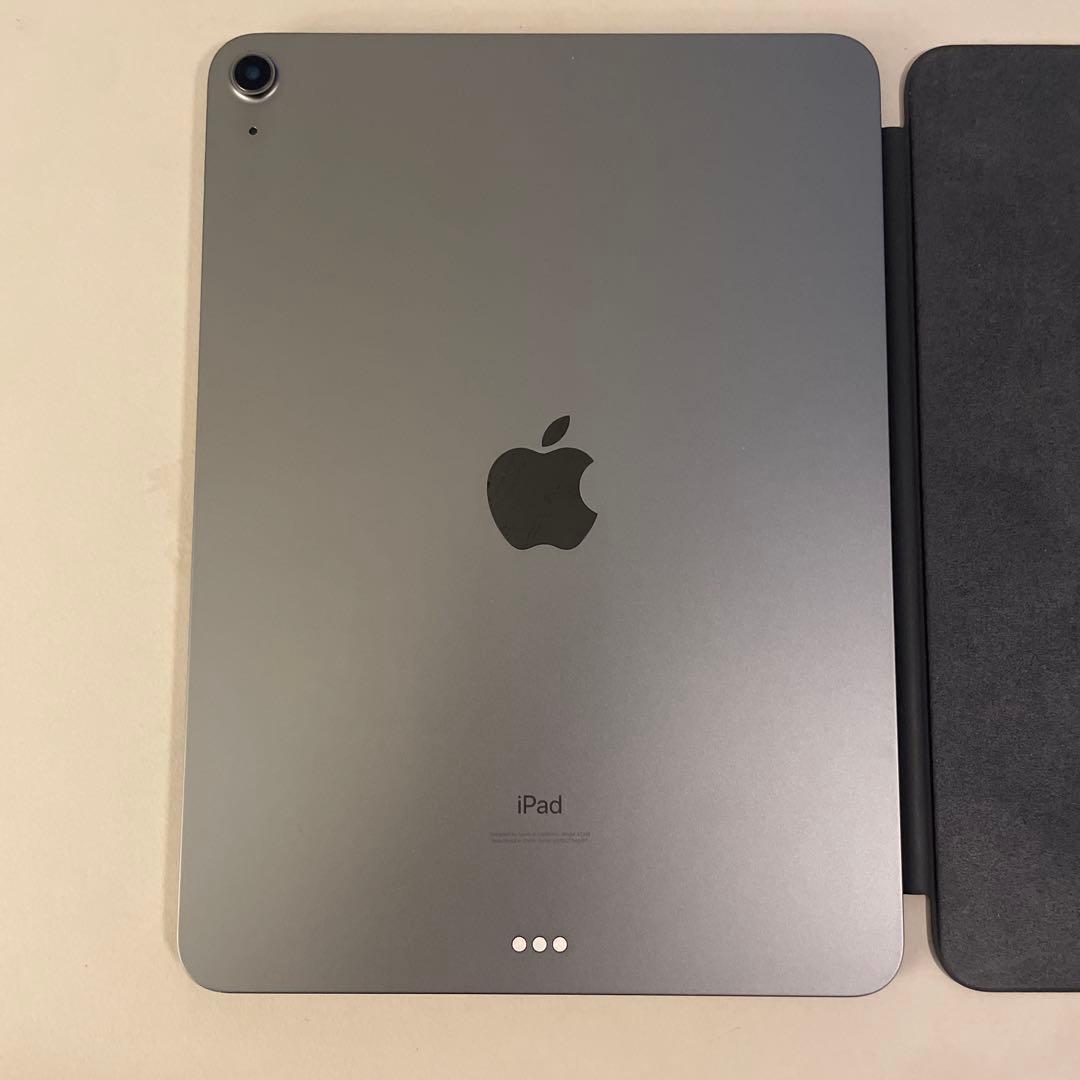 【美品】iPad Air4 256GB スペースグレー　充電100％　カバー付き