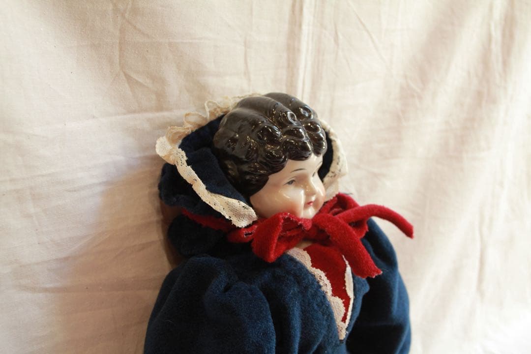 アンティーク　チャイナヘッドドール　ビスクドール