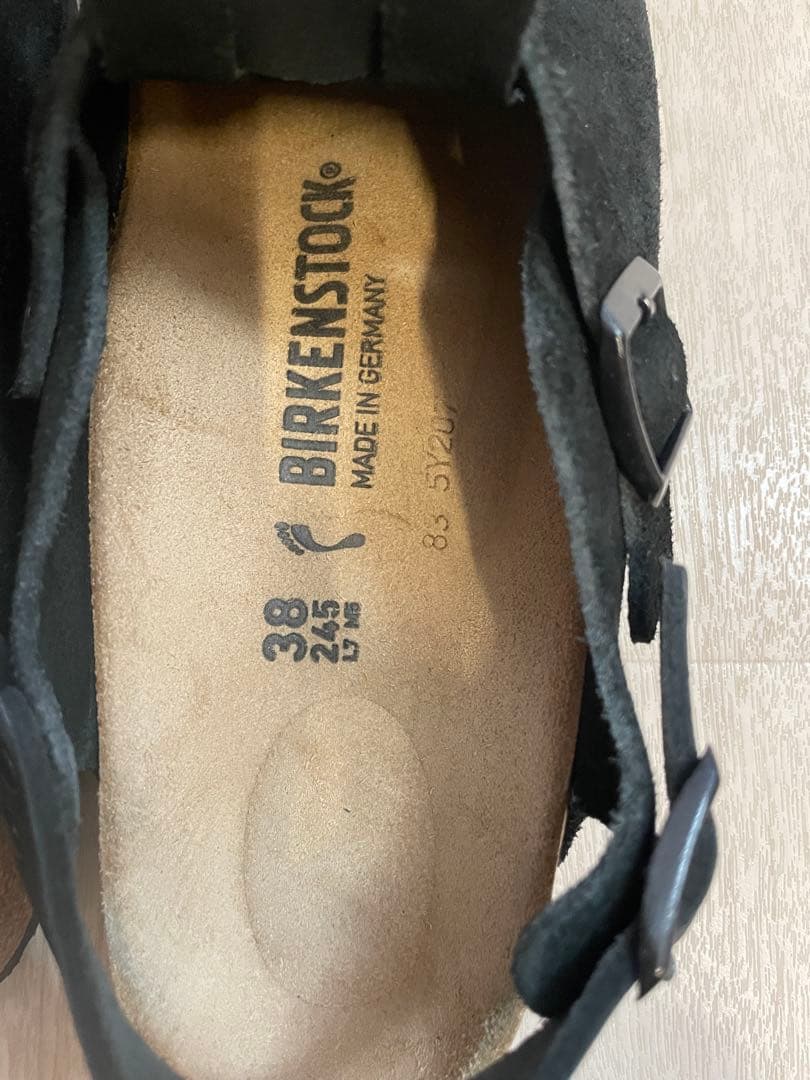 美品　BIRKENSTOCK TOKIO トープ ブラック　38