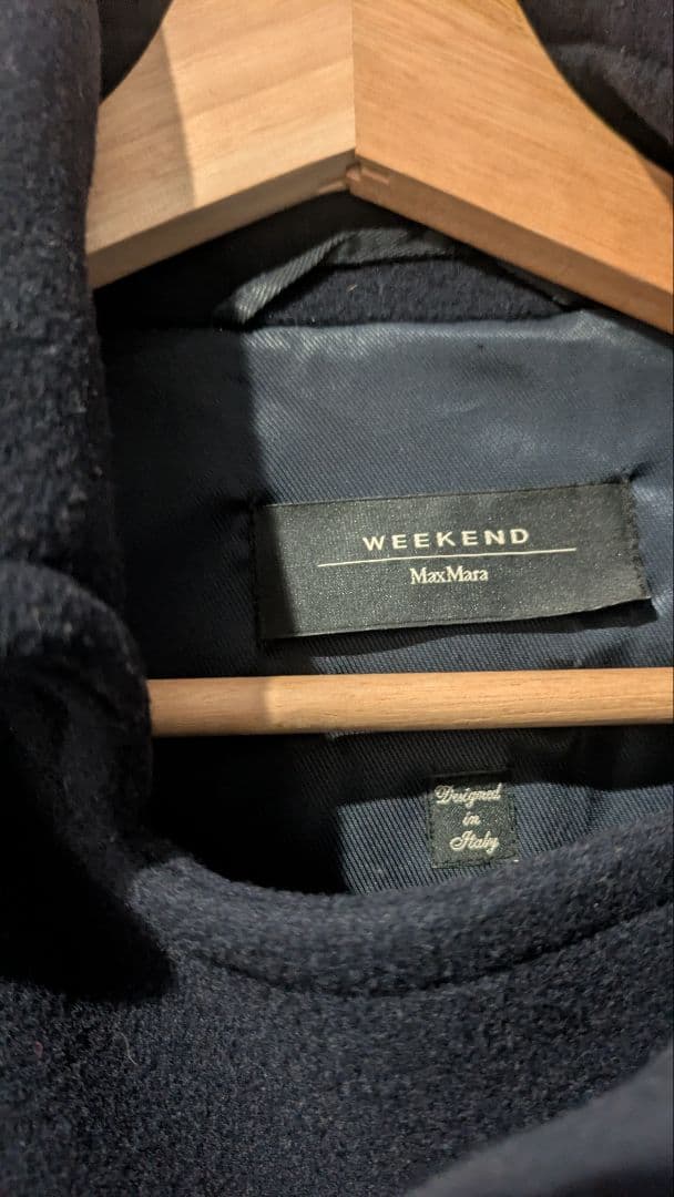 Max Mara WEEKEND ネイビー コート