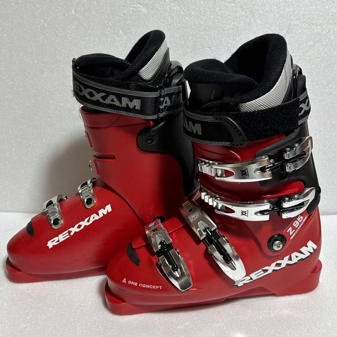 26CMRexxamレグザムZ95スキーブーツ赤色レッド格安299mm初心者激安