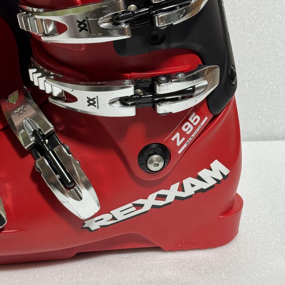 26CMRexxamレグザムZ95スキーブーツ赤色レッド格安299mm初心者激安