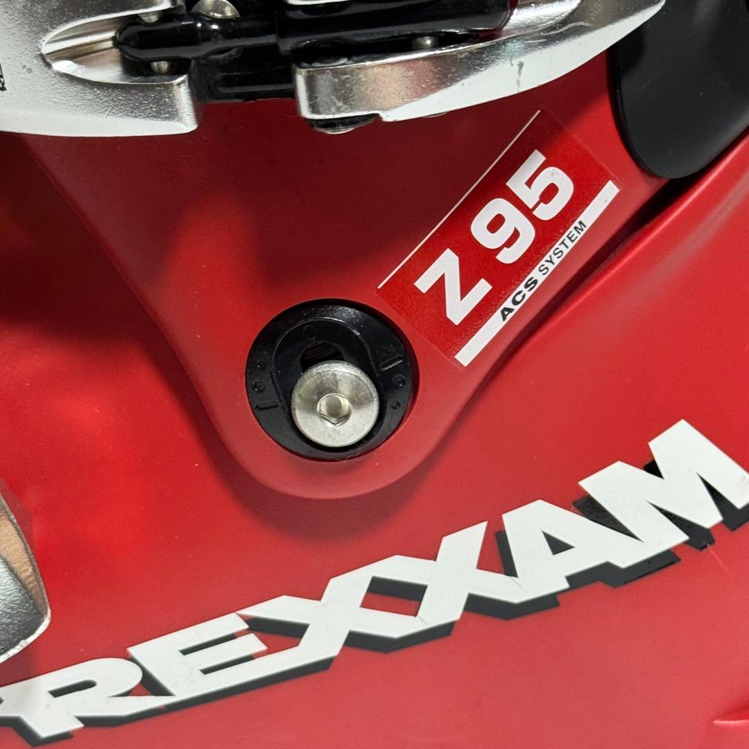 26CMRexxamレグザムZ95スキーブーツ赤色レッド格安299mm初心者激安