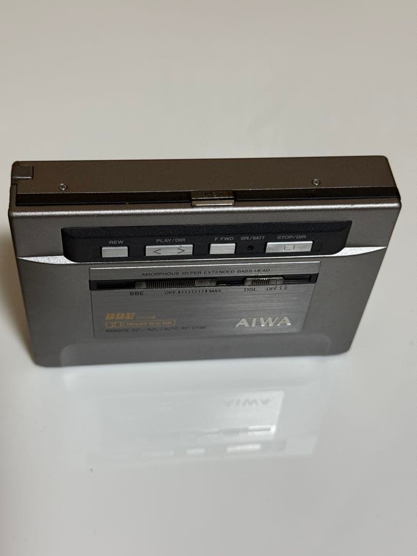 AIWA HS-PX50 シルバーポータブルカセットプレーヤー