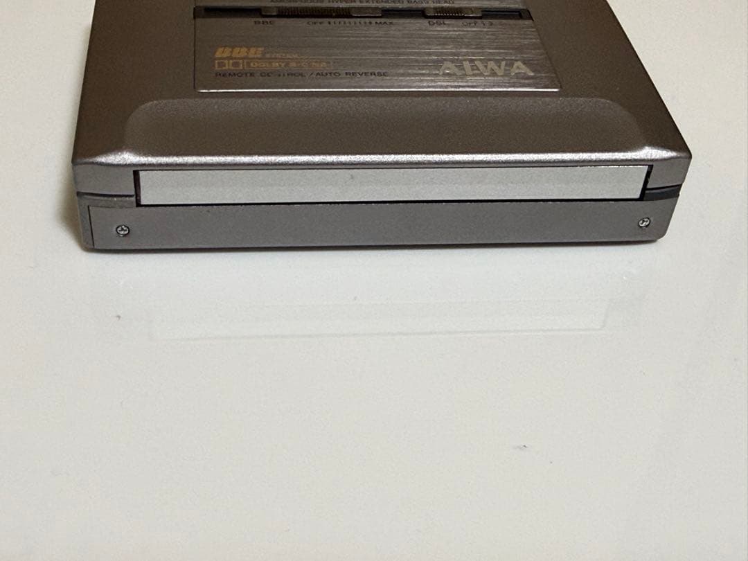 AIWA HS-PX50 シルバーポータブルカセットプレーヤー