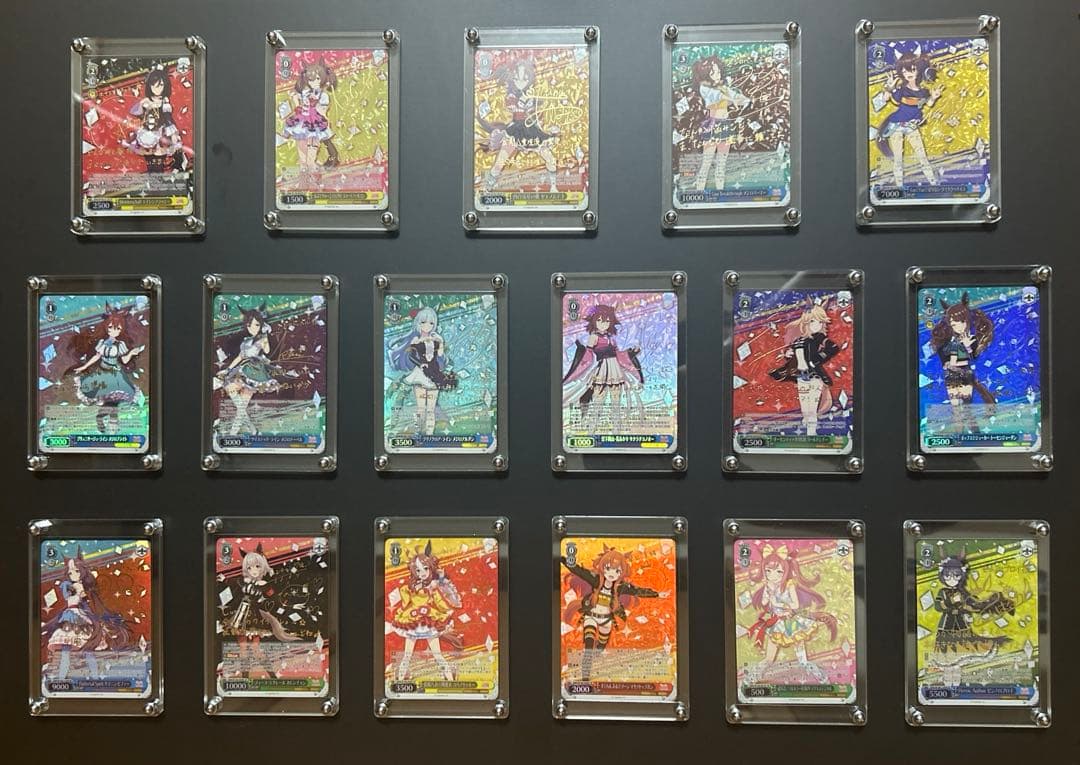 ウマ娘　ヴァイスシュヴァルツ　sp サイン　17枚セット