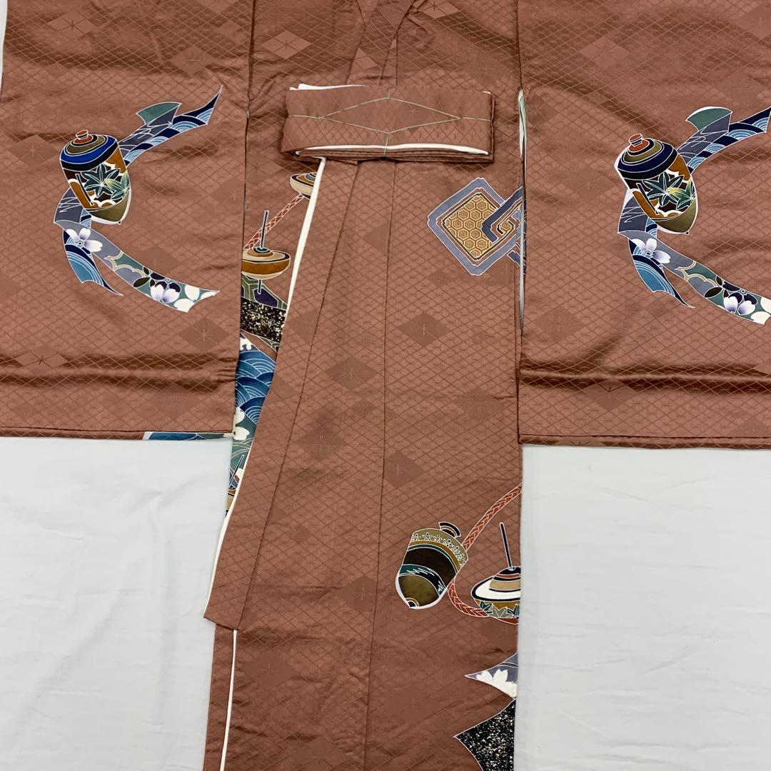 Ryu 紋込み新品手縫最高級正絹産着京友禅手描き美術、特撰仕様、祝纏駒熨斗