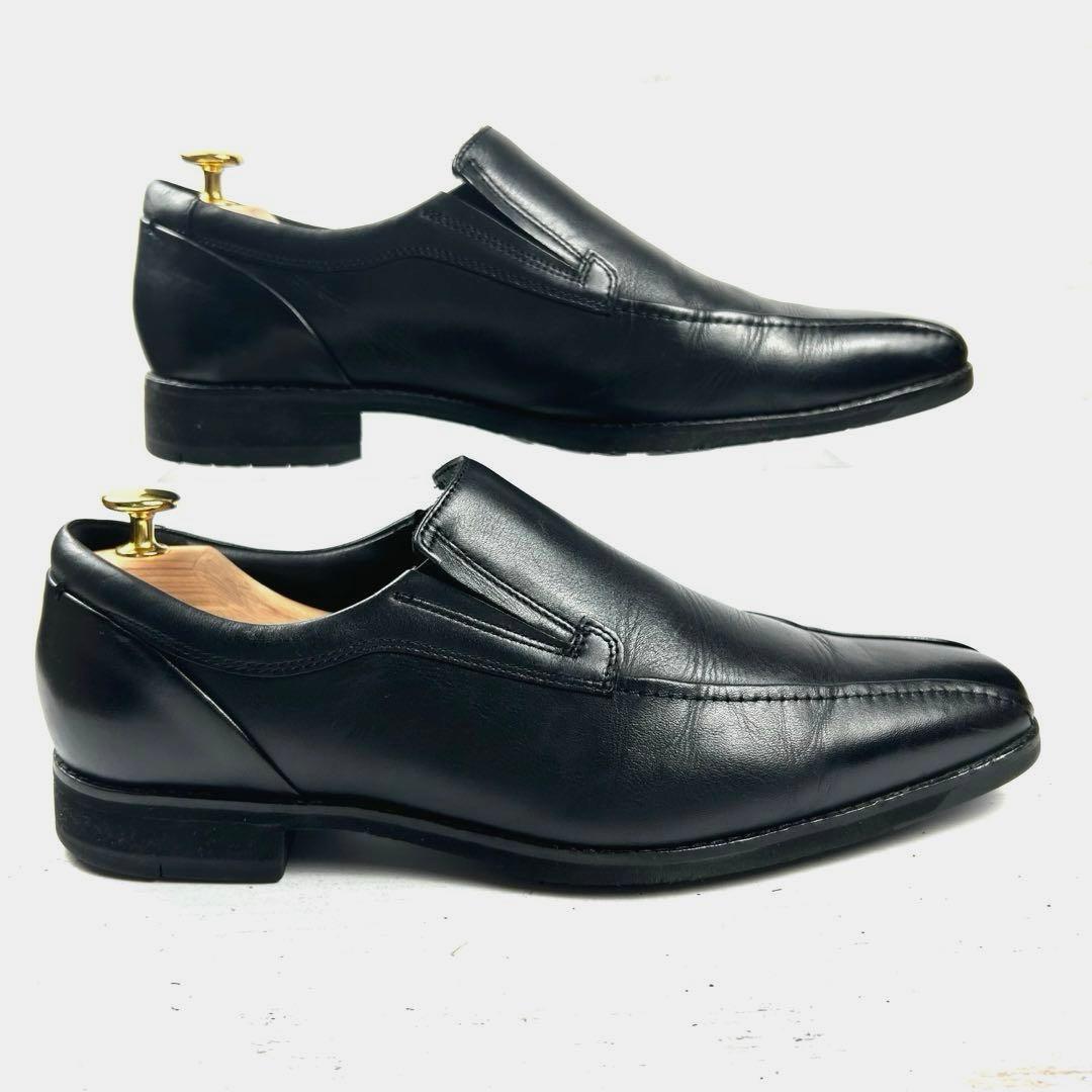 asics Runwalk ランウォーク スワールトゥシューズ 黒　26.5