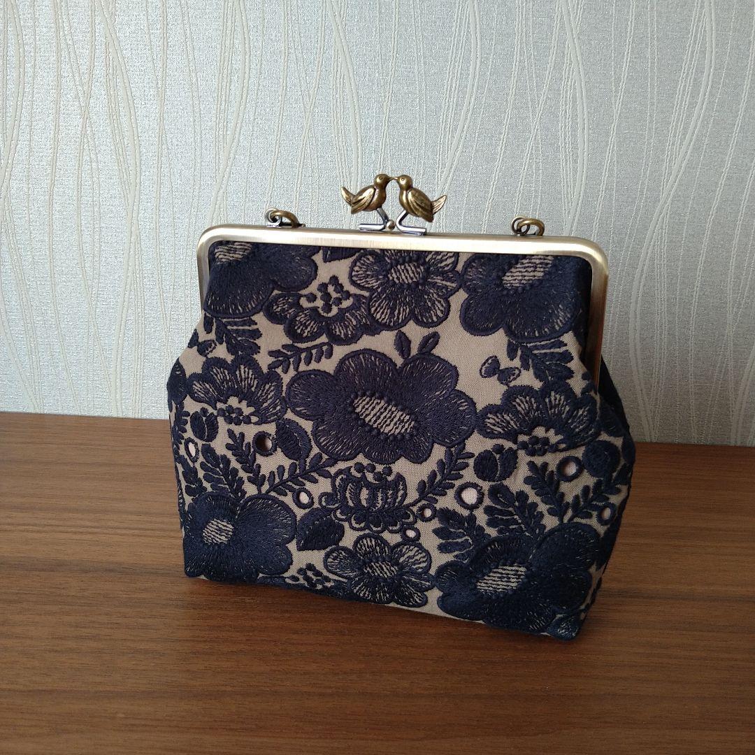 【専用です】小鳥の口金 がま口セレモニーバッグ ☆ ミナペルホネン ハンドメイド