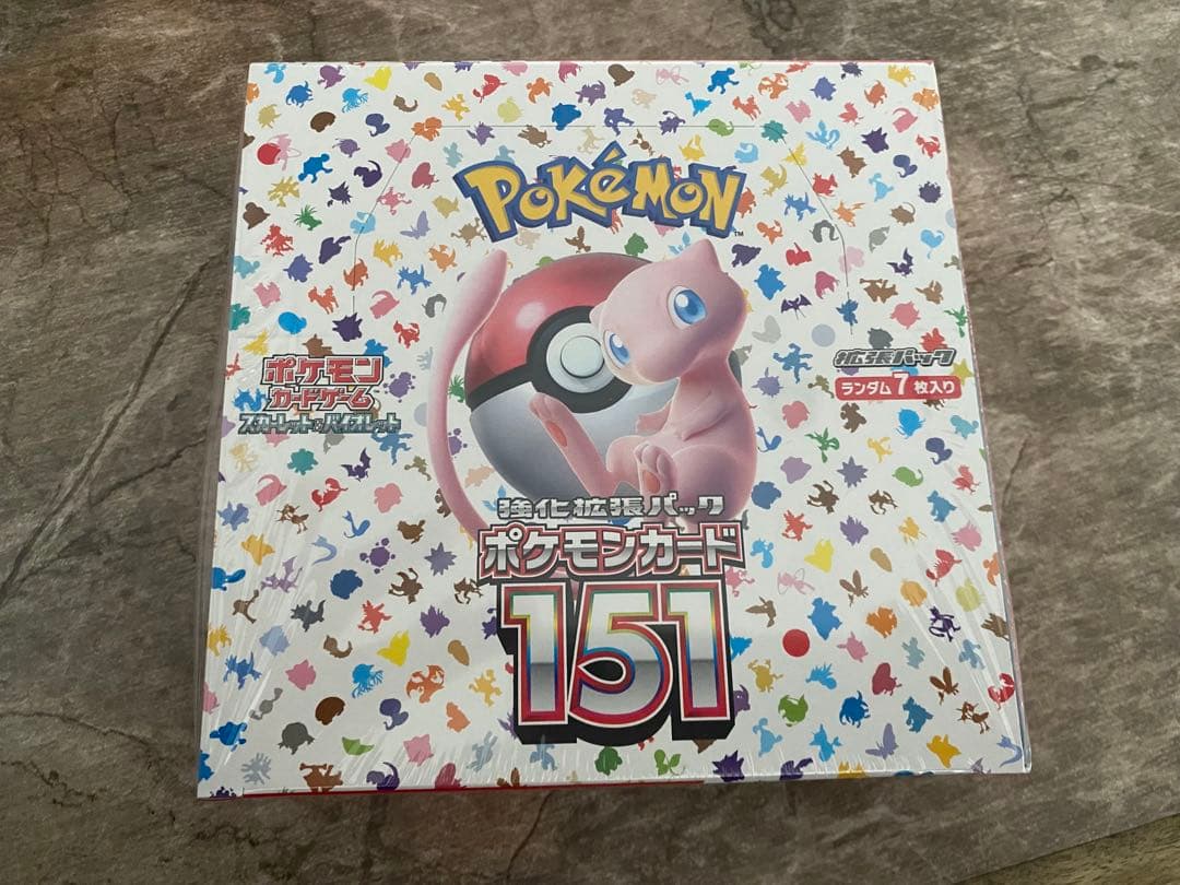 ポケモンカード151 BOXシュリンク付き