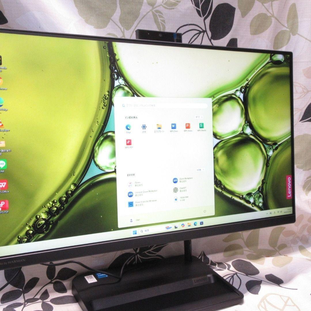 美品！Win11公式対応12世代i3/メ8/SSD512/カメラ/無線/高音質