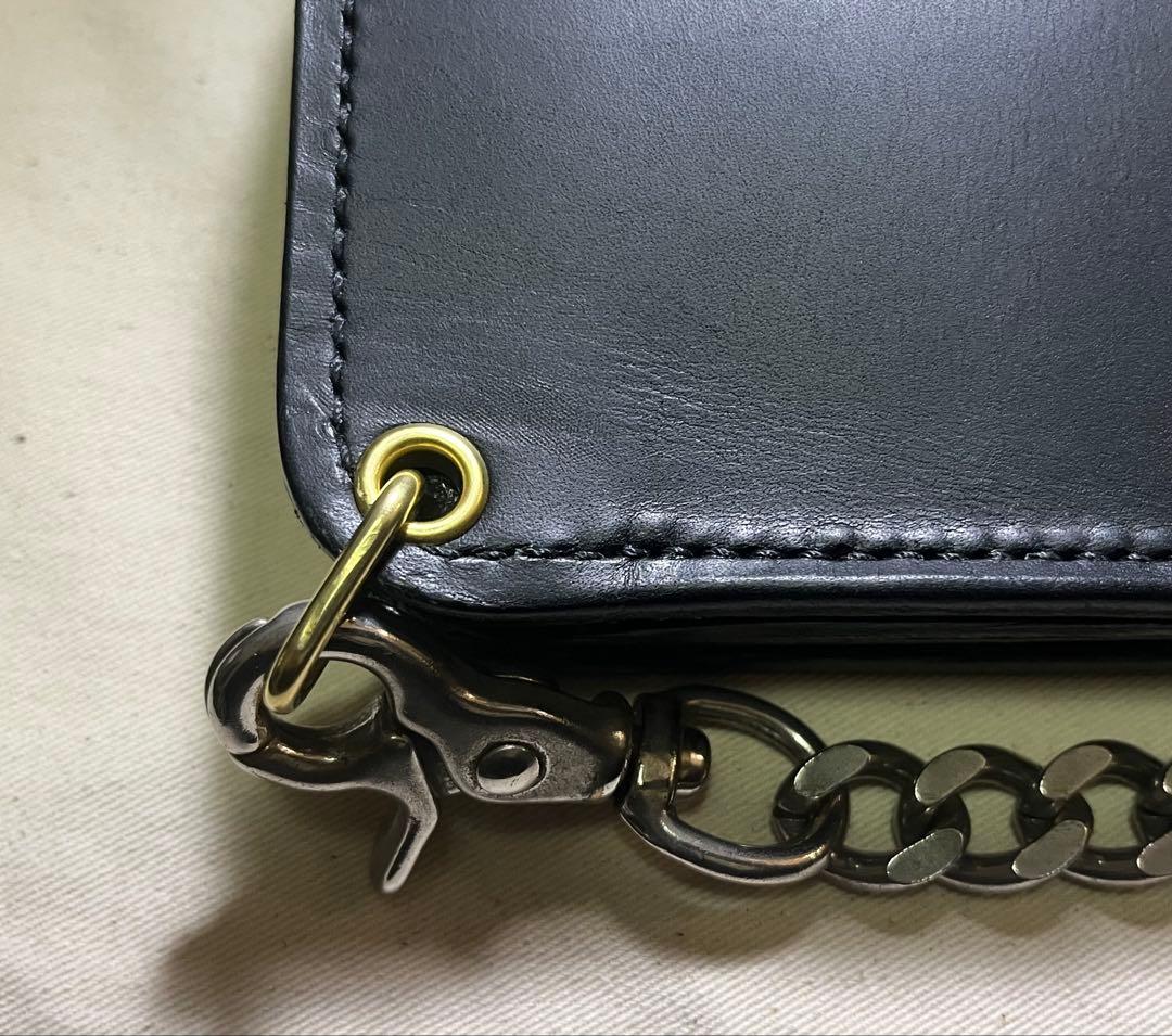 ミドル トラッカーウォレット 姫路レザー タンニン鞣し