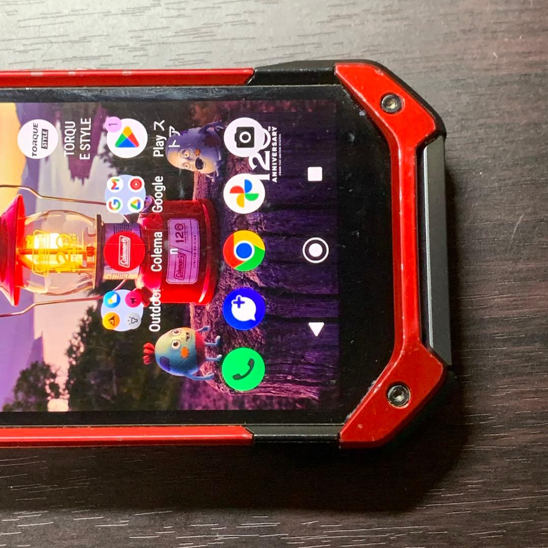 京セラ TORQUE 5G KYG01 Coleman レッド SIMフリー