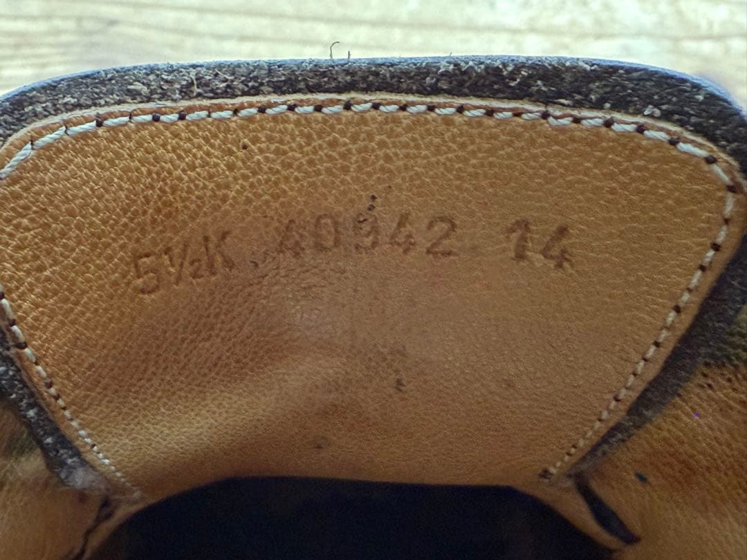 格安！パラブーツシャンボードカフェ5 1/2 Paraboot Chambord