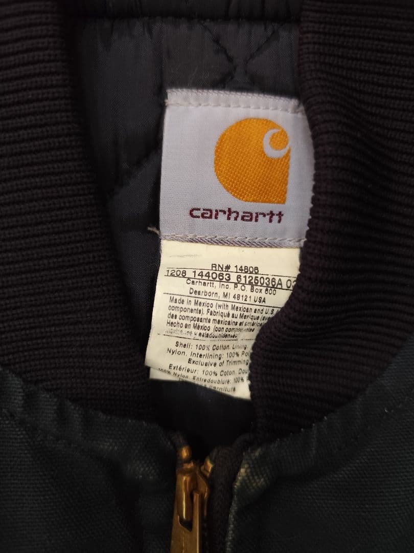 Carhartt ダッグベスト クロスボーン Fade Black M-R